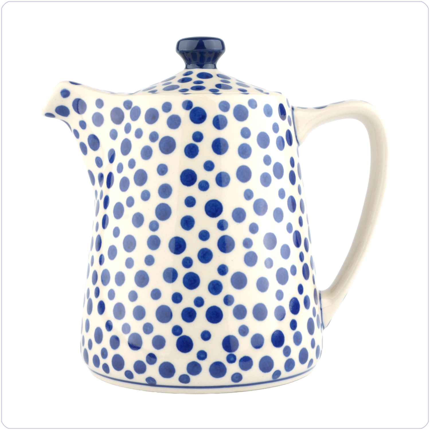 Bunzlau Koffie/Theekan strak 1000ml (2471) - Crazy Dots (1813)