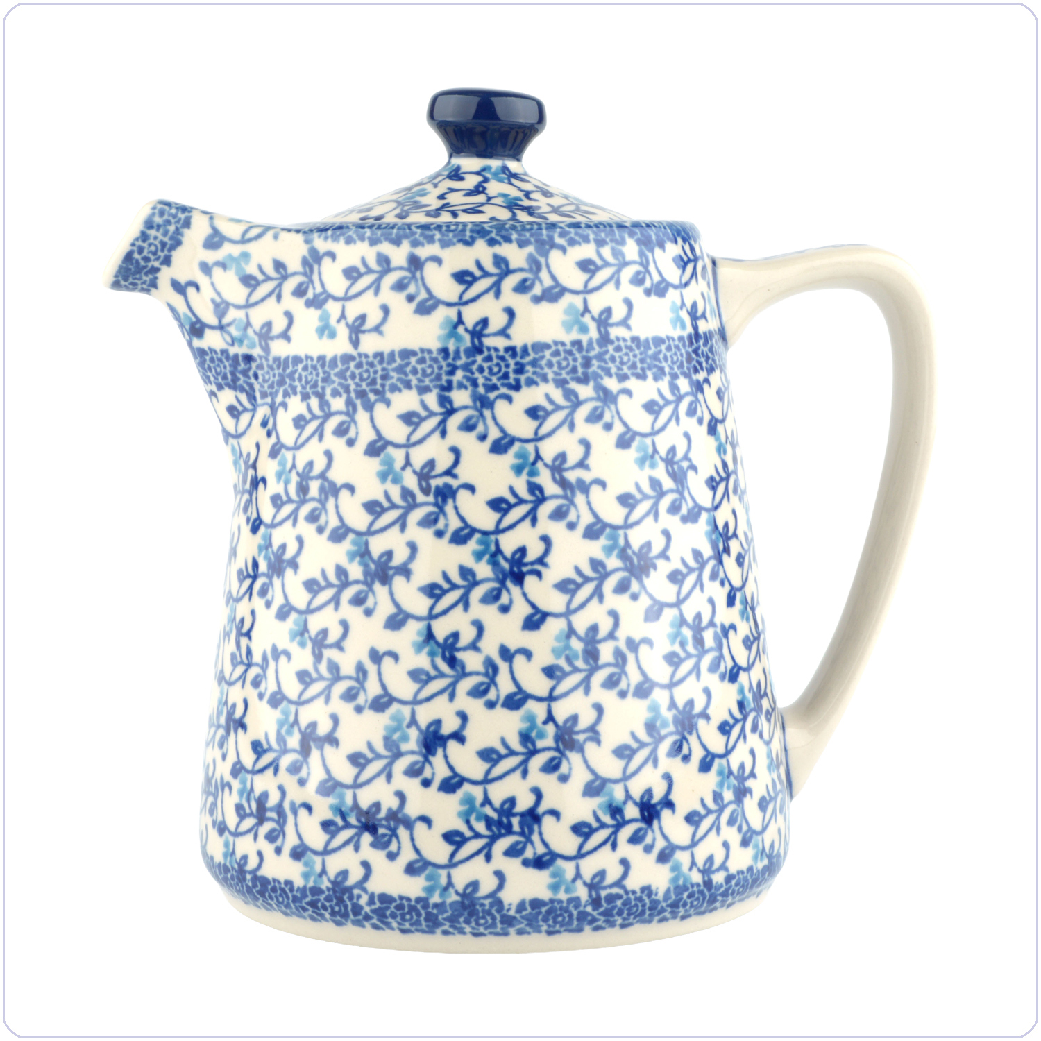Bunzlau Koffie/Theekan strak 1000ml (2471) - Tender Twigs (1824)