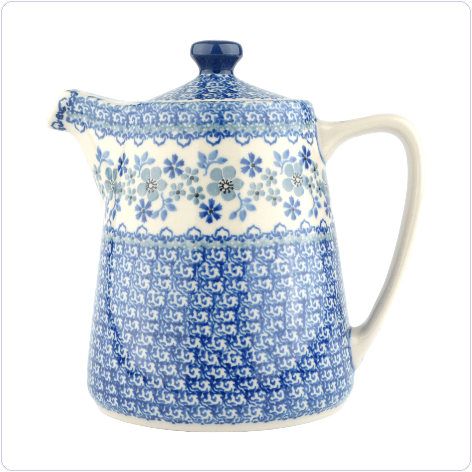 Bunzlau Koffie/Theekan strak 1000ml (2471) - Harmony (2333)