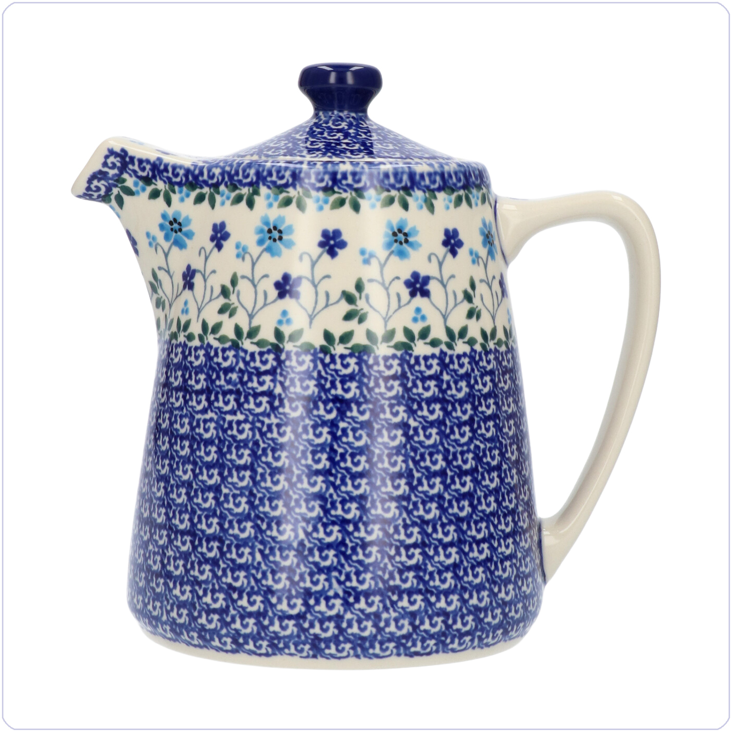 Bunzlau Koffie/Theekan strak 1000ml (2471) - Spring Hill (2785)