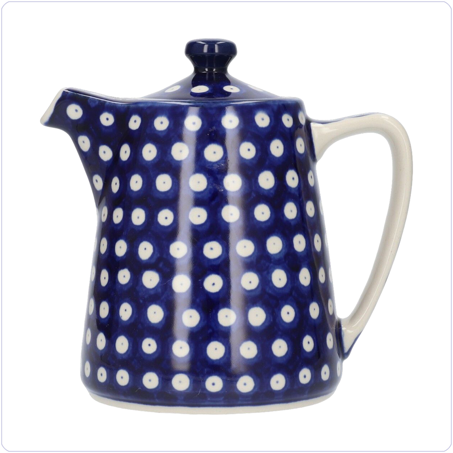 Bunzlau Koffie/Theekan strak 1000ml (2471) - Blue Eyes (71)