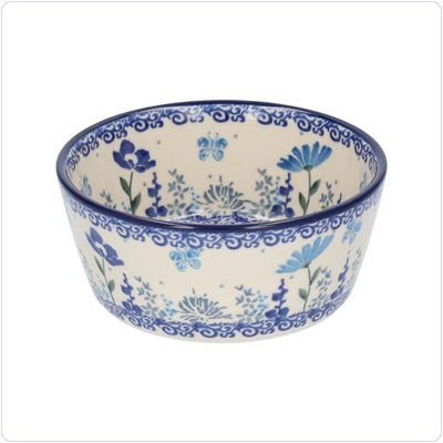 Bunzlau Strak schaaltje 350 ml Ø12 (2485) - Flower Meadow (3302)