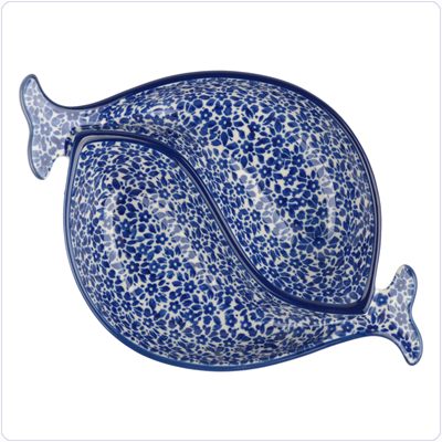 Bunzlau Duo visschaaltje (2489) - Indigo (2396)