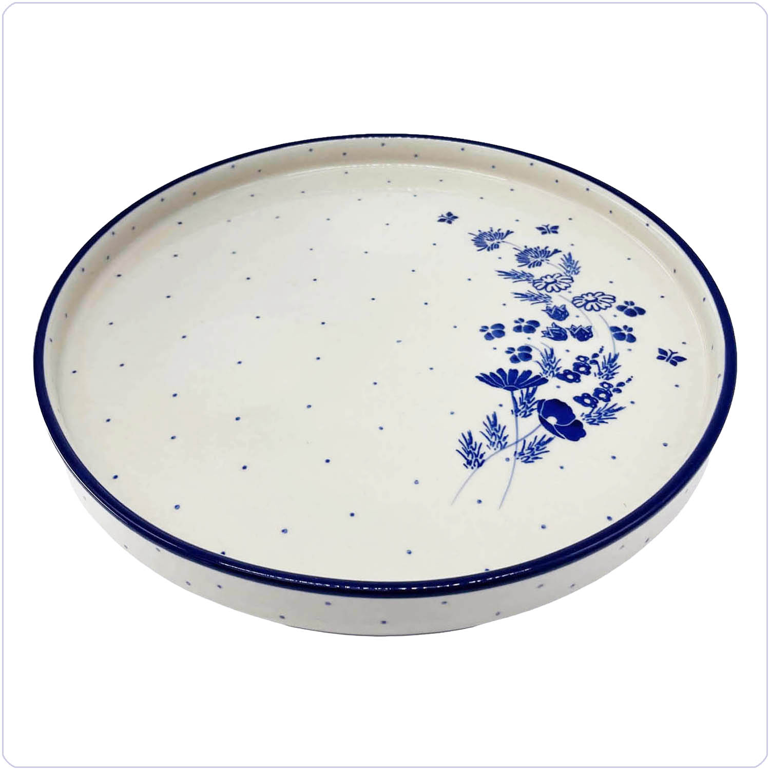 Bunzlau Bord met rand Ø25,5cm (2493) -  (2880)