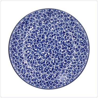Bunzlau Plat gebaksbordje Ø15,5cm (2595) - Indigo (2396)