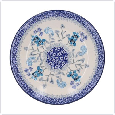 Bunzlau Plat gebaksbordje Ø15,5cm (2595) - Delicate Breeze (3304)