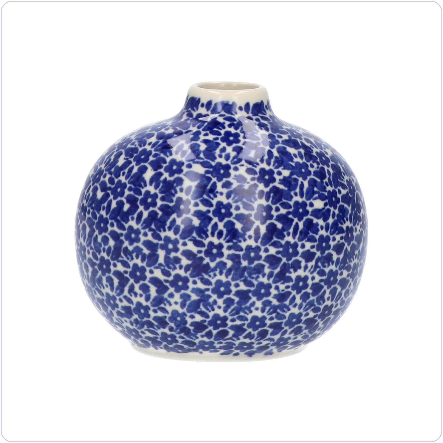 Bunzlau Muurvaasje bol 150ml (2610) - Indigo (2396)