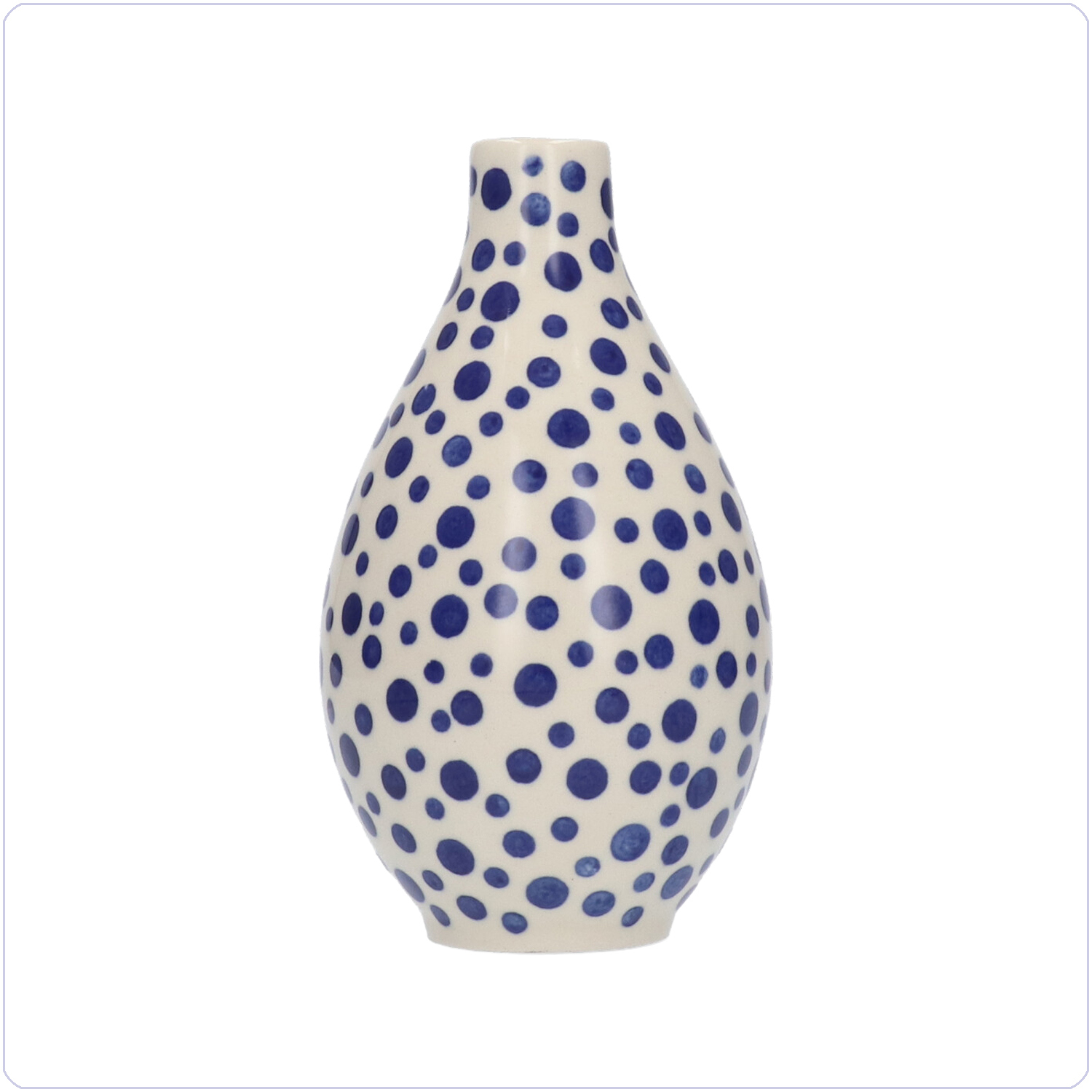 Bunzlau Vaas druppel 420ml (2618) - Crazy Dots (1813)