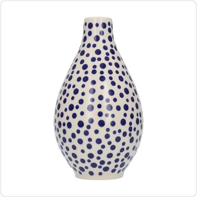 Bunzlau Vaas druppel 970ml (2619) - Crazy Dots (1813)