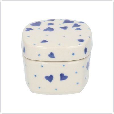 Bunzlau Ring box vierkant (2632) - Hearts (2874)