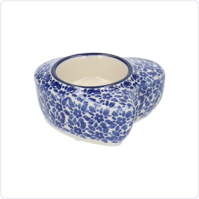 Bunzlau Theelichtje Hart (2664) - Indigo (2396)