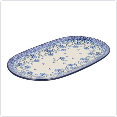 Bunzlau Ovaal bord 25,5x15cm (2673) - Daydream (2524)