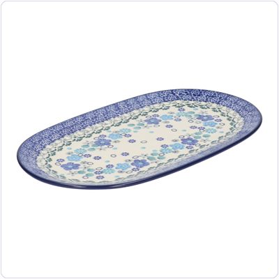 Bunzlau Ovaal bord 25,5x15cm (2673) - Blossom Breeze (3396)