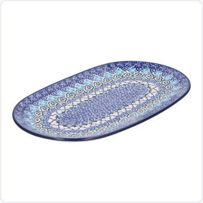Bunzlau Ovaal bord 25,5x15cm (2673) - Porto (3403)