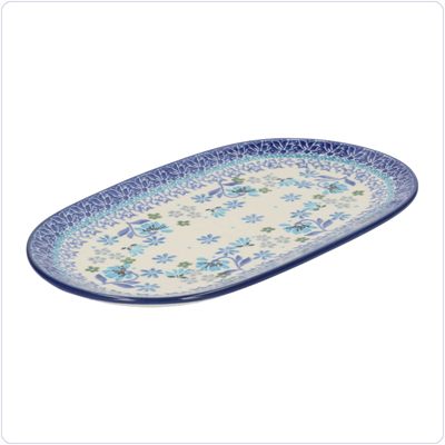 Bunzlau Ovaal bord 25,5x15cm (2673) - Floren (3506)