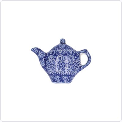 Bunzlau Theepot magneet (2676) - Lace (884)