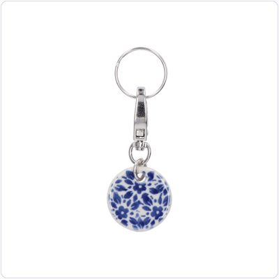 Bunzlau Sleutelhanger rond (2678) - Indigo (2396)