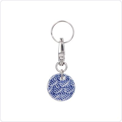 Bunzlau Sleutelhanger rond (2678) - Waves (2965)