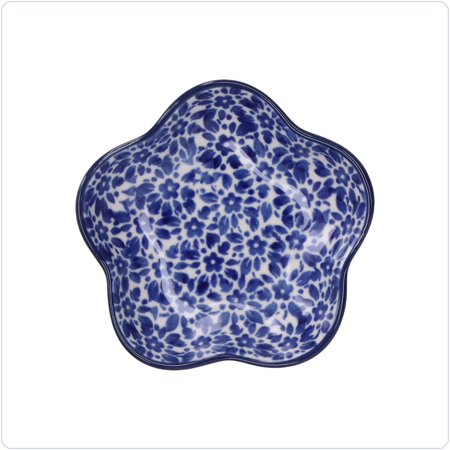 Bunzlau Theetipje Bloem (2680) - Indigo (2396)