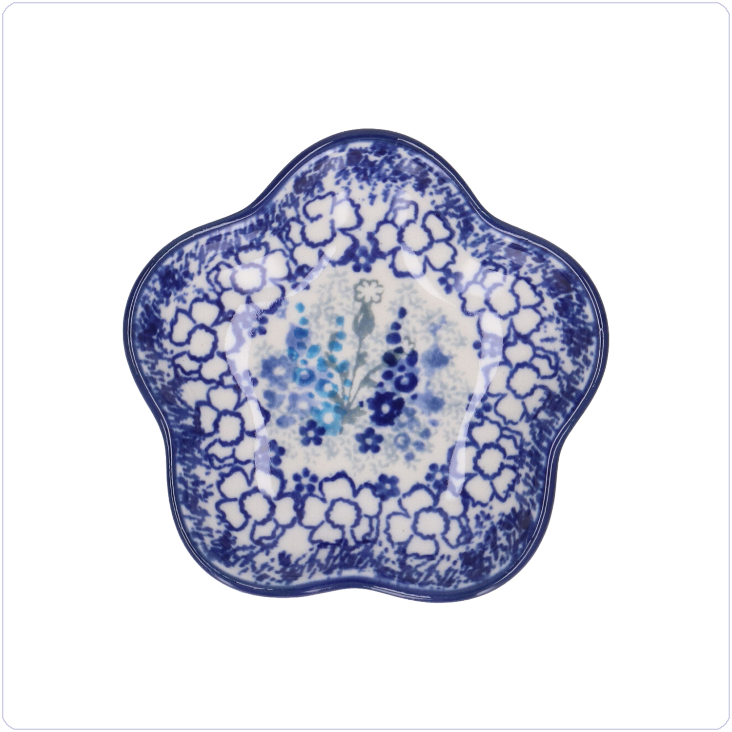 Bunzlau Theetipje Bloem (2680) - Delphinium (3315)