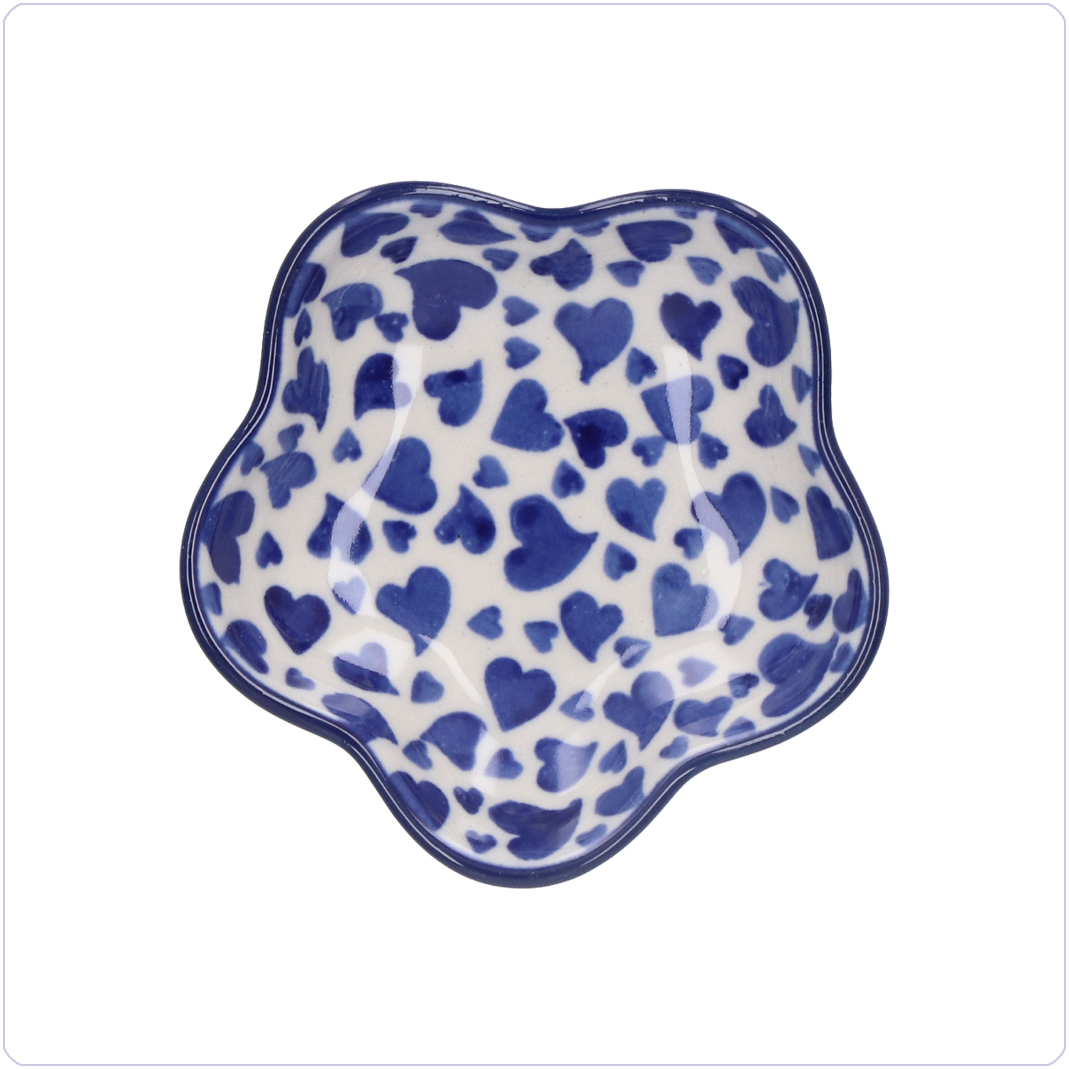Bunzlau Theetipje Bloem (2680) - Dancing Hearts (3411)