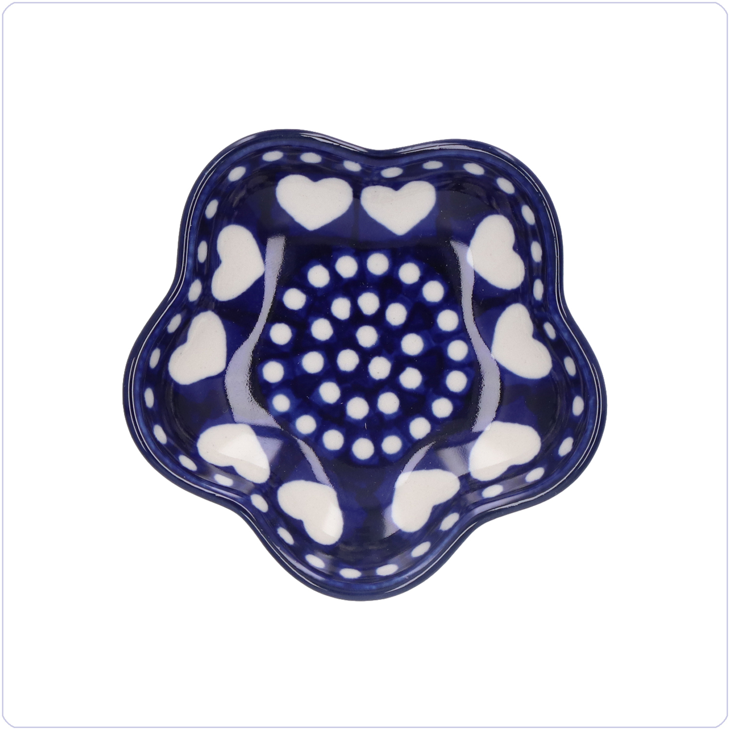Bunzlau Theetipje Bloem (2680) - Blue Valentine (375E)