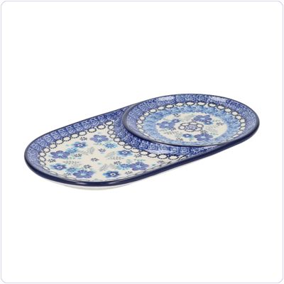 Bunzlau Schotel met uitsparing (2690) - Floral Ballet (3397)