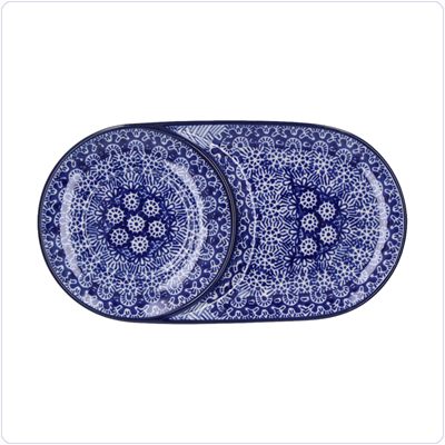 Bunzlau Schotel met uitsparing (2690) - Lace (884)
