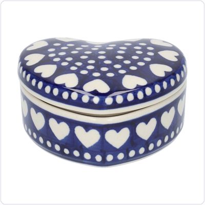 Bunzlau Juwelen doosje hart (2695) - Blue Valentine (375E)
