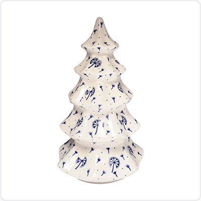 Bunzlau Kerstboom theelicht 24,5cm (2701) - Paardenbloemen (2550)