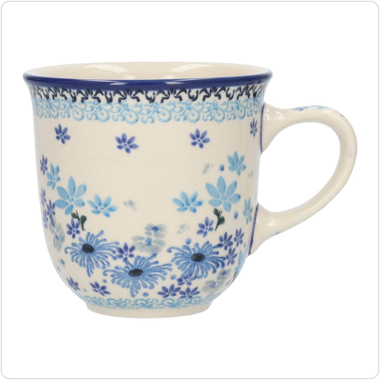 Bunzlau Tulp Beker 400ml (2726) - Flower Valley (3508)