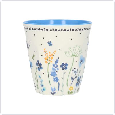 Bunzlau Melamine beker Wild Flowers (3651)