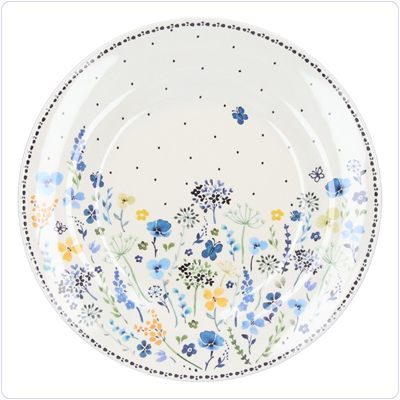 Bunzlau Melamine bord Wild Flowers (3652)