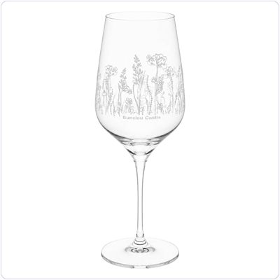 Bunzlau Rode wijn glas Wild Flower 460ml (5178)