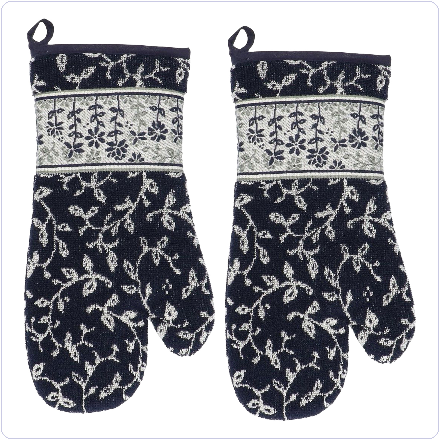 Bunzlau 2 ovenwanten Daydream Donkerblauw (6349)