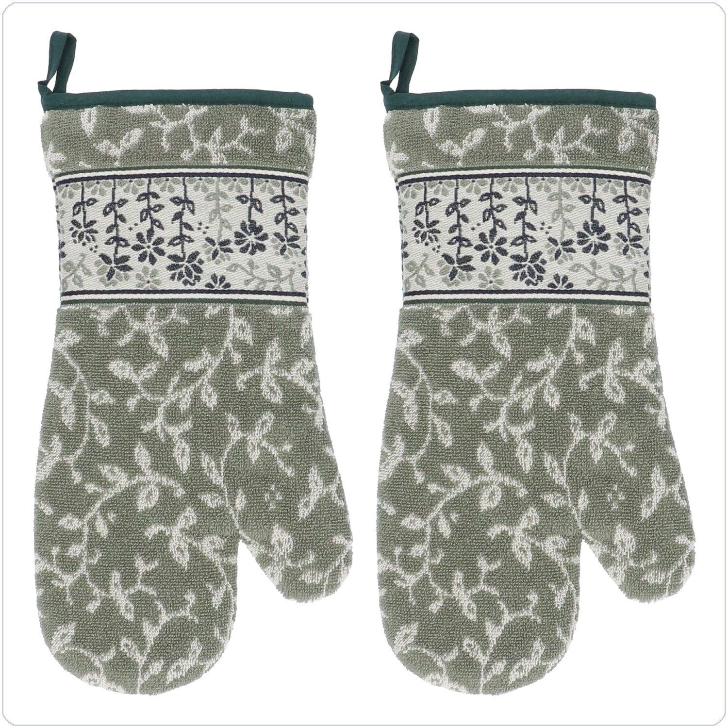 Bunzlau 2 ovenwanten Daydream<br>Olijfgroen (6351)