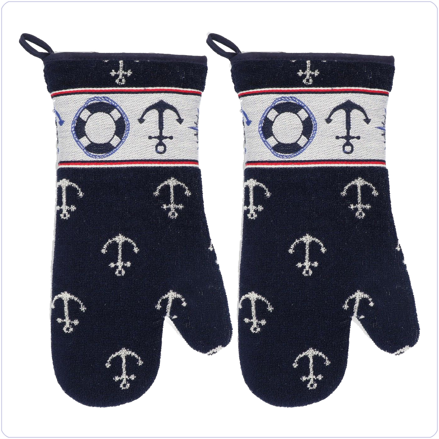 Bunzlau 2 Ovenwanten Maritiem<br>Donkerblauw (6361)