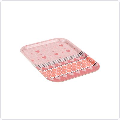 Bunzlau Dienblad rood Small (7032)