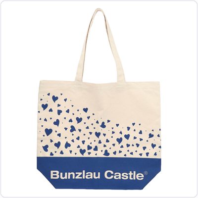 Bunzlau Katoenen Tas Hearts (9121)