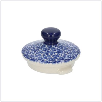 Bunzlau Losse deksel - strak 1000ml (9983) - Indigo (2396)