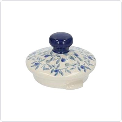 Bunzlau Losse deksel - strak 1000ml (9983) - Blue Olive (2506)