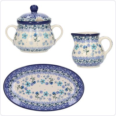 Bunzlau Roomstelletje 3 delig (RS01) - Wild Daisy (3502)