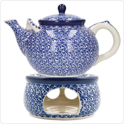 Bunzlau Theepot & Stoof<br>1800ml / 2000ml (TPS2) - Indigo (2396)