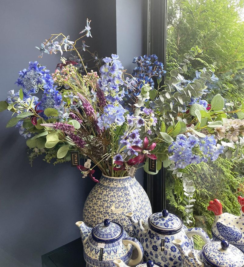 2482-1824 vaas XL tender twigs kunstbloemen