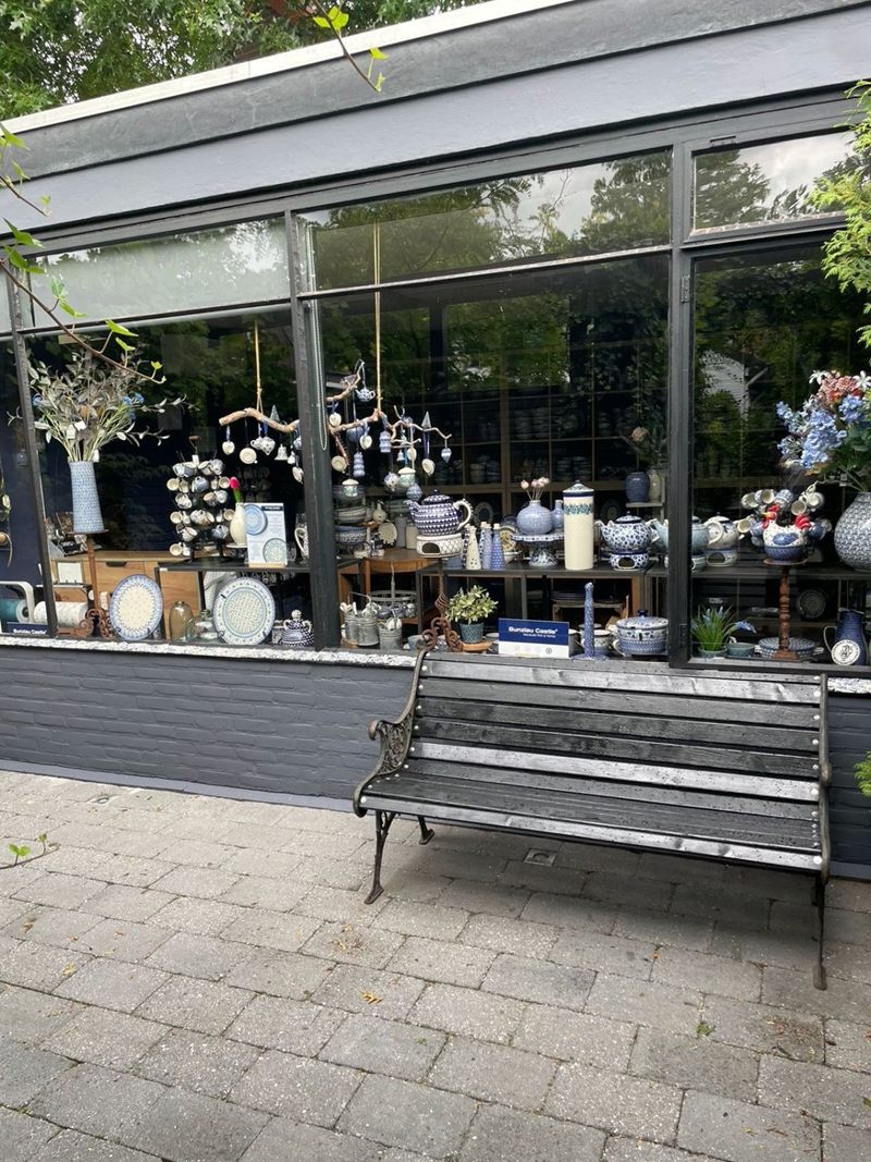 winkel impressie bloemen